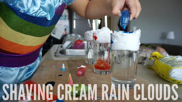DIY SHAVING CREAM RAIN CLOUDS | AmandaMuse