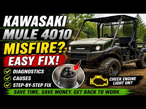 “Kawasaki Mule 4010 Misfire Diagnosis & EASY Repair!”