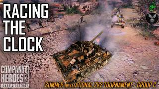 SUMMER INVITATIONAL CoH3 2v2 Tournament |  HulkSMASH & Ruby vs UMirinBrah? & Stana | ft. Olvadi