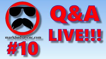 Live Q&A #10 - Why Tapered Ball Nose Bits?