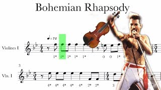 BOHEMIAN RHAPSODY - QUEEN - Violin 🎻 chords