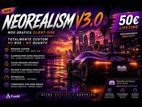 NEOREALISM FIVEM V3.0 🔥 MOD GRAFICA | CLIENT-SIDE | TOTALMENTE CUSTOM | 2K ULTRA HD
