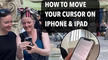 How to place and move your cursor on iPhone, iPad or any other iOS devices