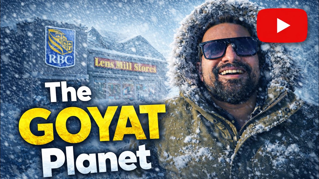 Surviving extreme cold ❄️ Canadian winter vibes | Snowfall & freezing weather | The Goyat Planet