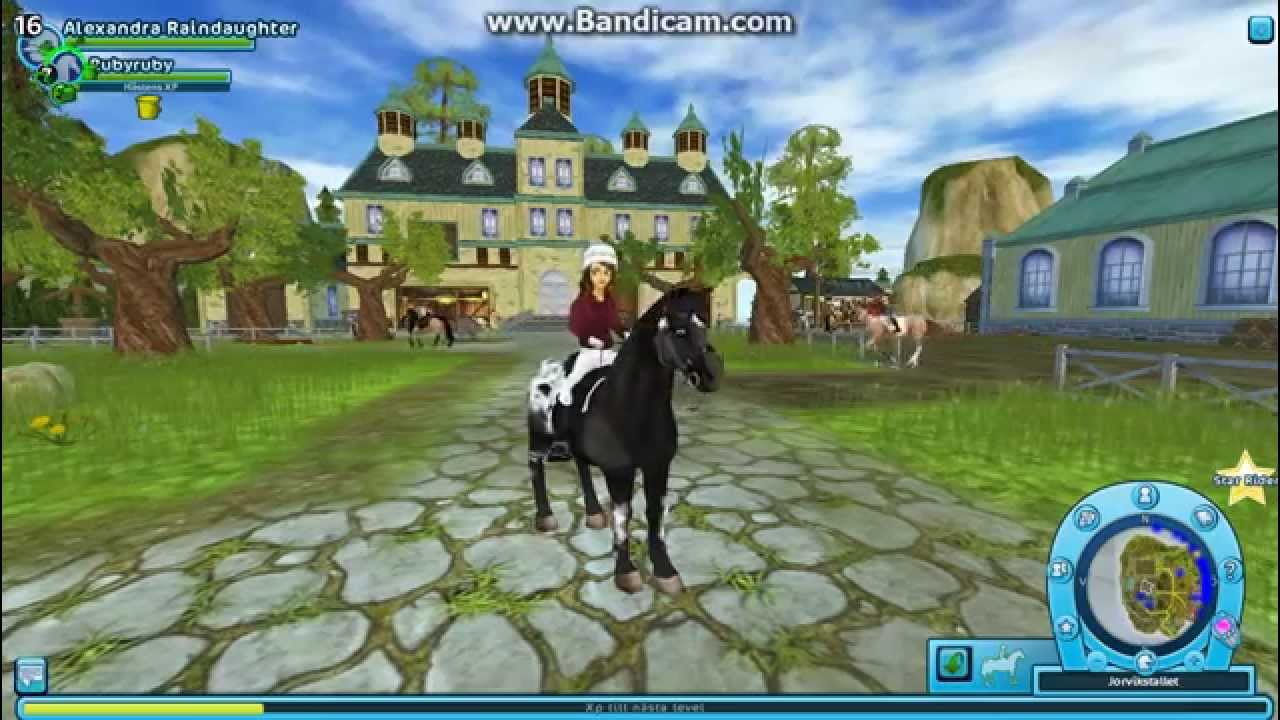 How to lead a horse down a slope on Starstable Online YouTube