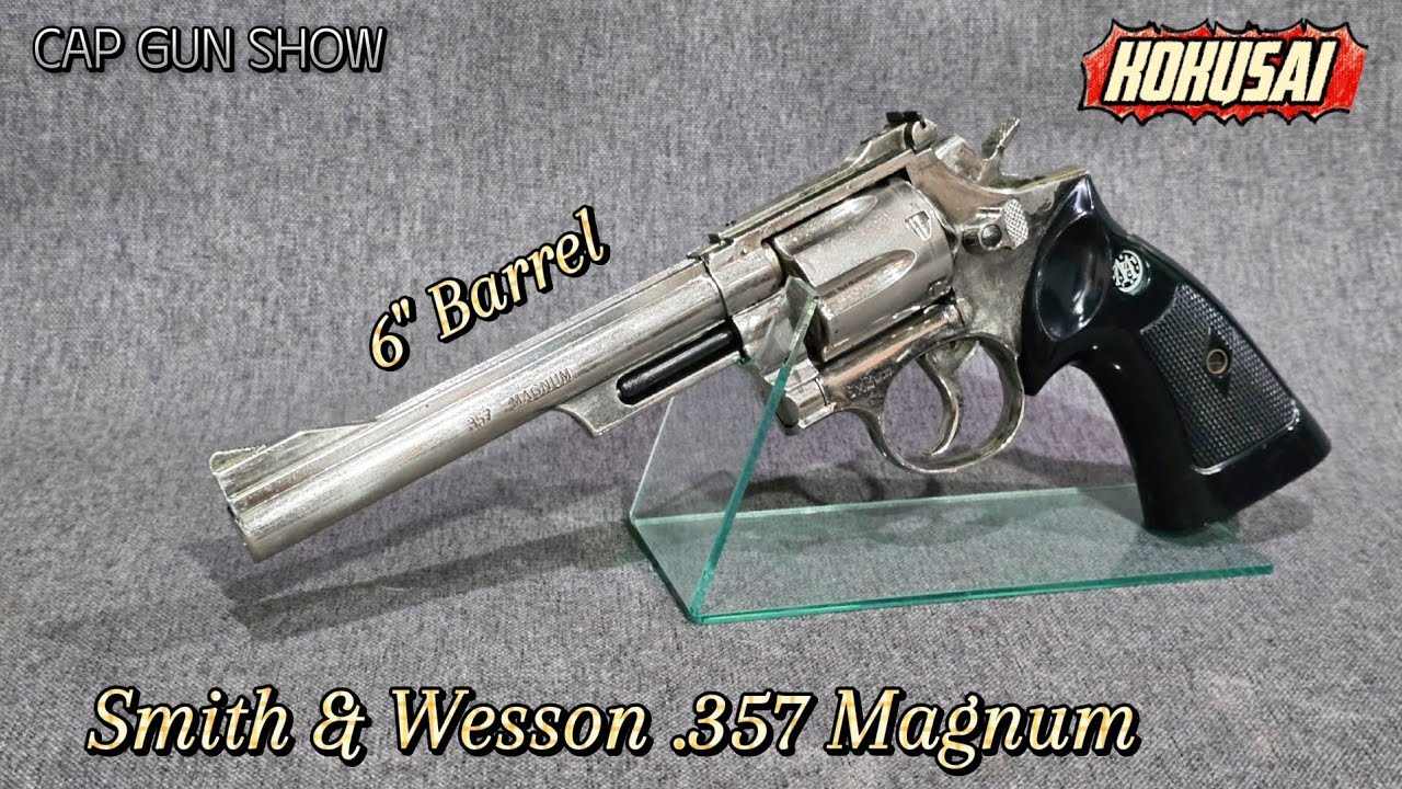 コクサイ　S&W MAGNUM357 Kokusai Smith & Wesson .357 Magnum, 6-inch barrel, metal body