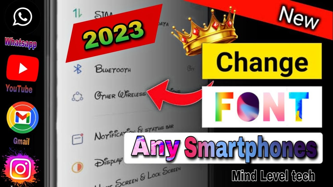 How to Change Font Style in Any Android Device Front Style Font