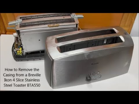 4 Slice Stainless Steel Toaster BTA550 