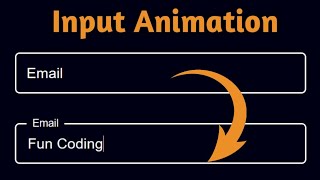 Amazing Input Animation Using HTML & CSS | CSS Hindi Tutorial