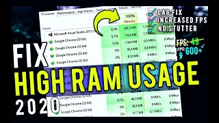 🔧How To Optimize RAM/Memory For Gaming ✅ | FPS Boost | Boost Ram 2020! Fix High RAM/Memory usage screenshot 2