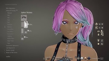 Code Vein Character Creation