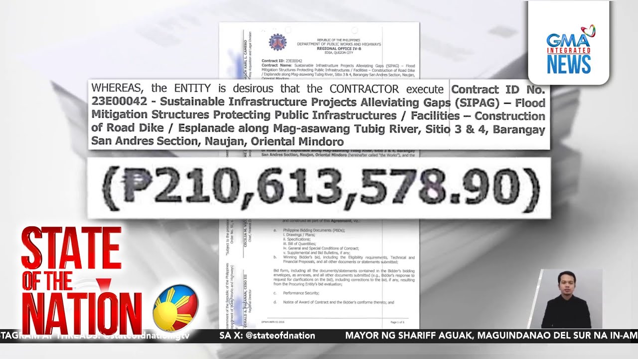 DPWH probing 2 faulty flood control projects exposed by Or. Mindoro gov | SONA