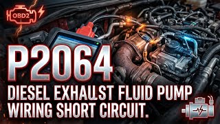 What Is P2064 Obd2 Error Code - Reductant Supply Control Circuit