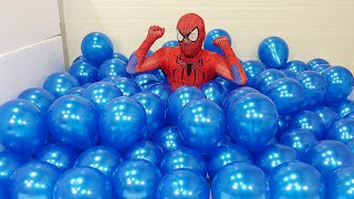 Spider Man Popping Balloons #5