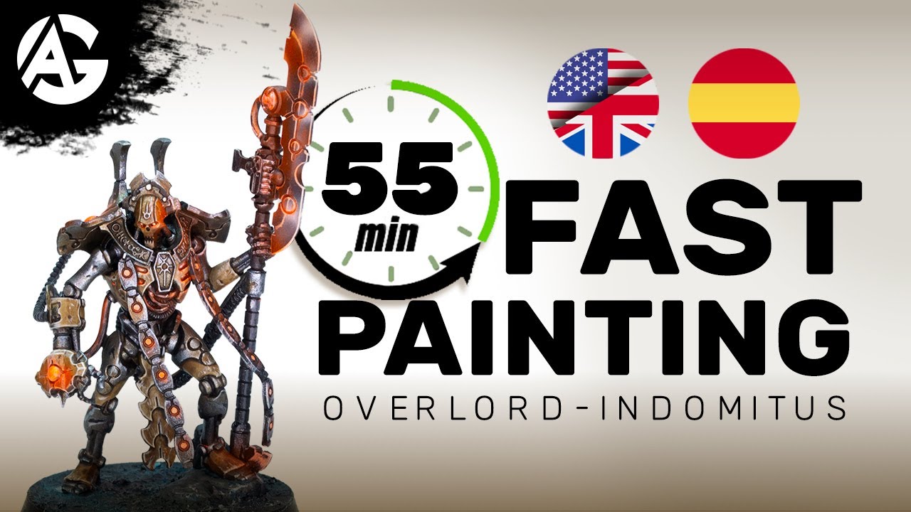 Paint new NECRONS ( INDOMITUS) in less 1 HOUR!