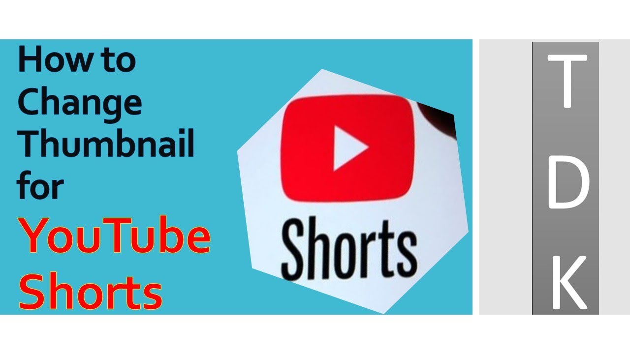 How to modify thumbnail of YouTube shorts - YouTube