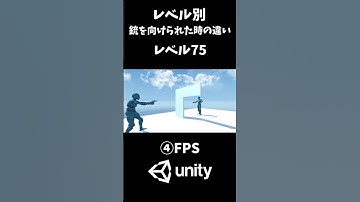 【レベル別】銃を向けられた時の対処法の違い#unity #シュミレーション #unity3d #shorts