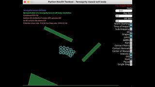 Simulation of a Tensegrity-based soft body