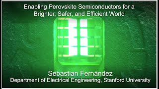 Northwestern University Materials Science & Engineering Future Leader Seminar - Sebastian Fernández
