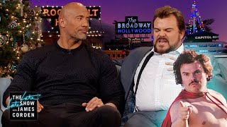 Jack Black \& Dwayne Johnson Are Just a Pair of Hairless Wrestlers