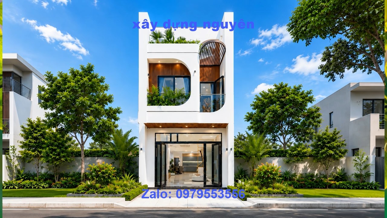Mẫu Nhà Ống 1 Trệt 1 Lầu Diện Tích 4x24m Thiết Kế 3 Phòng Ngủ #nha2tang