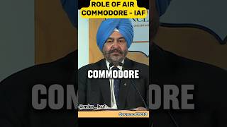 ROLE OF AN AIR COMMODORE ?? | india airforce military bharat army motivation olq trending