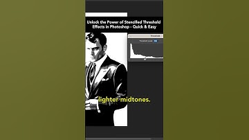 Unlock the Power of Stencilled Threshold Effects in Photoshop - Quick & Easy