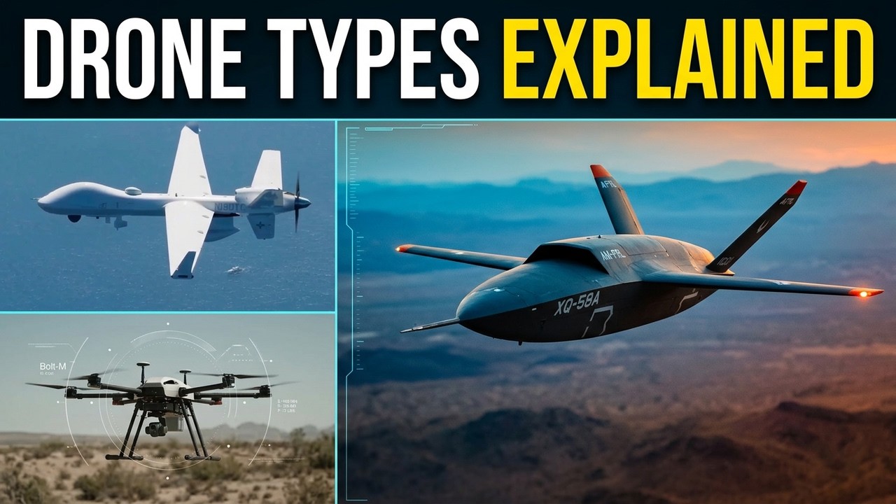 11 Military Drone Types Explained - Used by USA, Russia, China, Iran ...