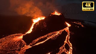 The Power Of Volcanoes I Drone Footage 4K Ultra Hd