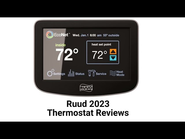 HvacRepairGuy 2023 Ruud Brand Thermostat Reviews class=