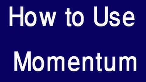 How to Use Momentum Indicator