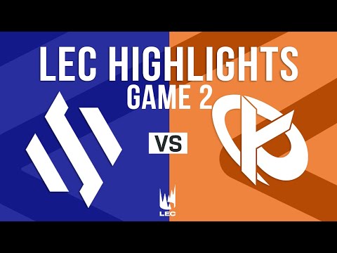 BDS vs KC Game 2 Highlights | LEC 2025 Spring Week 2 Day 1 | Team BDS vs Karmine Corp G2