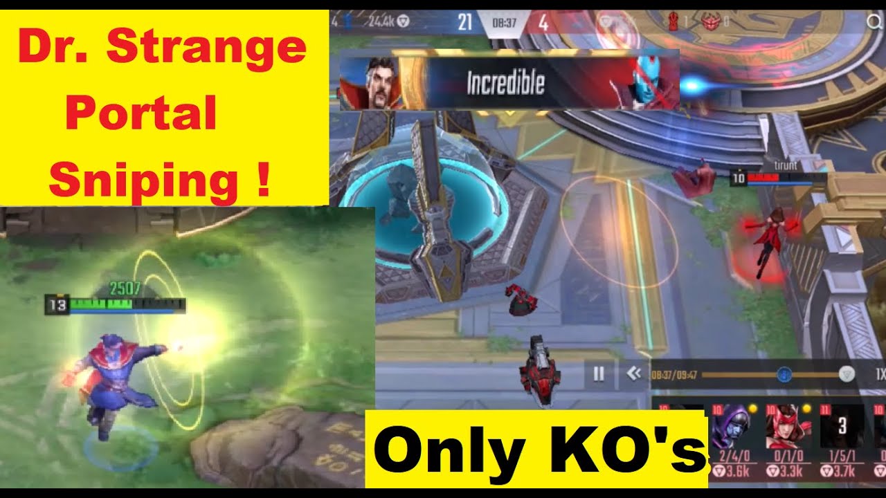 Dr Strange only Portal Sniping KOs | Montage #6 | GMV | MARVEL Super War