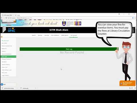 MY LIBRARY ACCOUNT- UiTM LIBRARY GUIDE