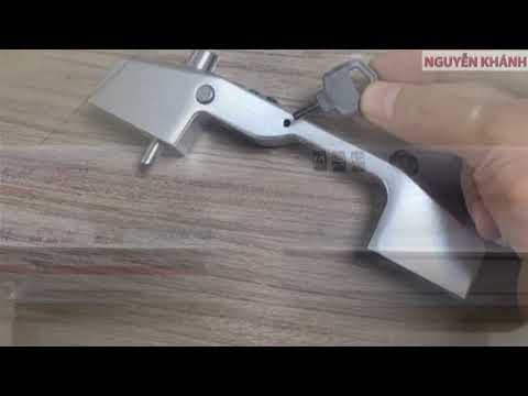 Video Tay nắm khóa cửa lùa kiểu mới thay thế khóa bán... - youtube