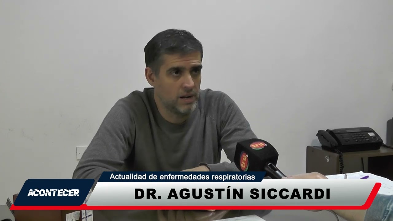 Marcos Juárez: Actualidad de enfermedades respiratorias. Habla el Dr. Agustín Siccardi