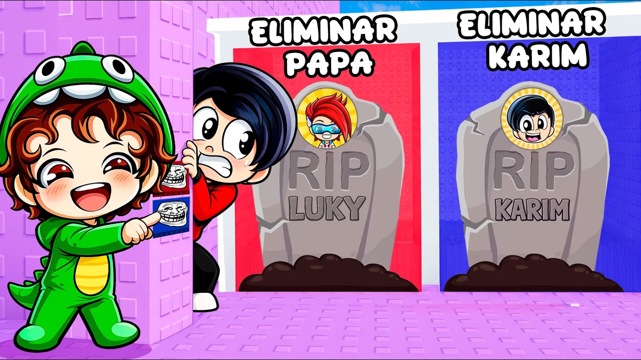 NUNCA JUEGUES la TORRE TROLL de QUÉ PREFIERES en ROBLOX con MI FAMILIA | Dylan Juega