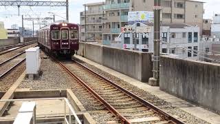 阪急京都線 1220列車  普通  高槻市行  阪急5300系5317F⑧  茨木市駅 到着  2021年4月3日(土)撮影