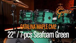 Gretsch Catalina Maple CM2 | 7-piece kit in Seafoam Green