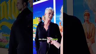Why does 66-year-old Jamie Lee Curtis have breasts that suddenly look as developed as a girl #jamie Wealth
