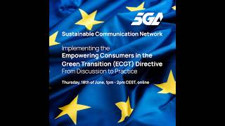 Implementing the Empowering Consumers in the Green Transition (ECGT) Directive