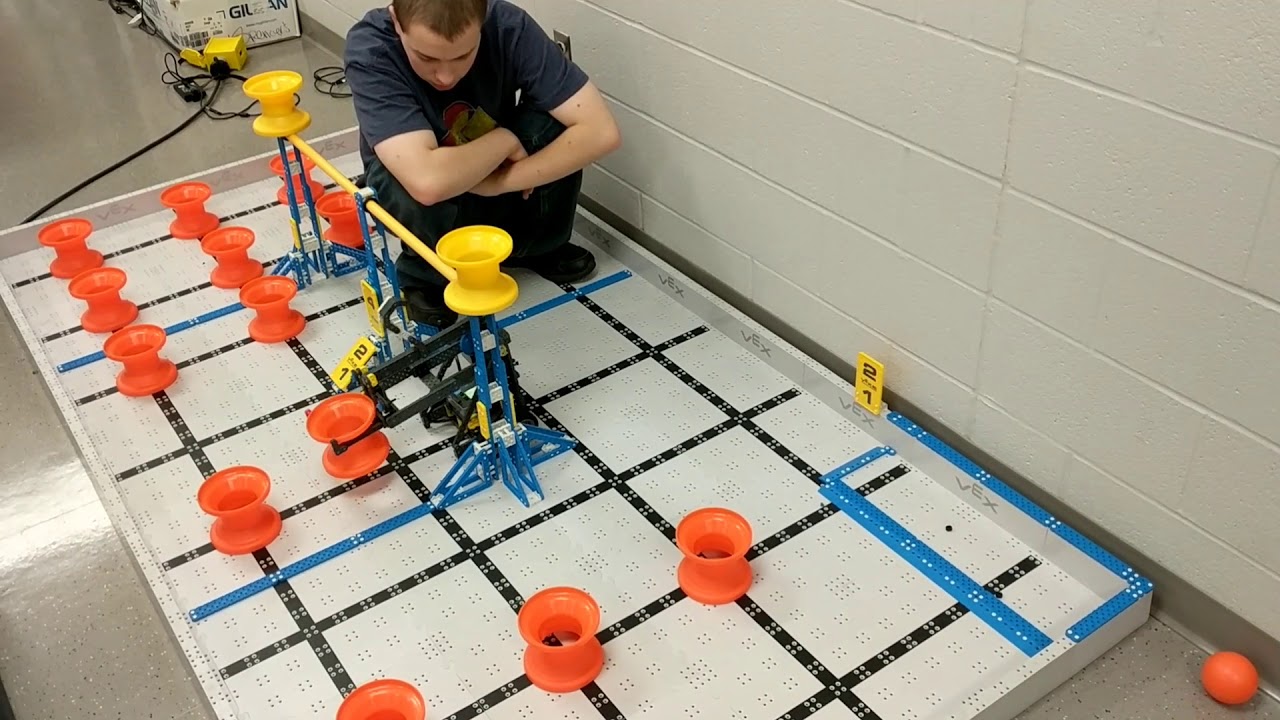 Burke Miller - VEX IQ Clawbot Automatic Movement Demonstration - YouTube