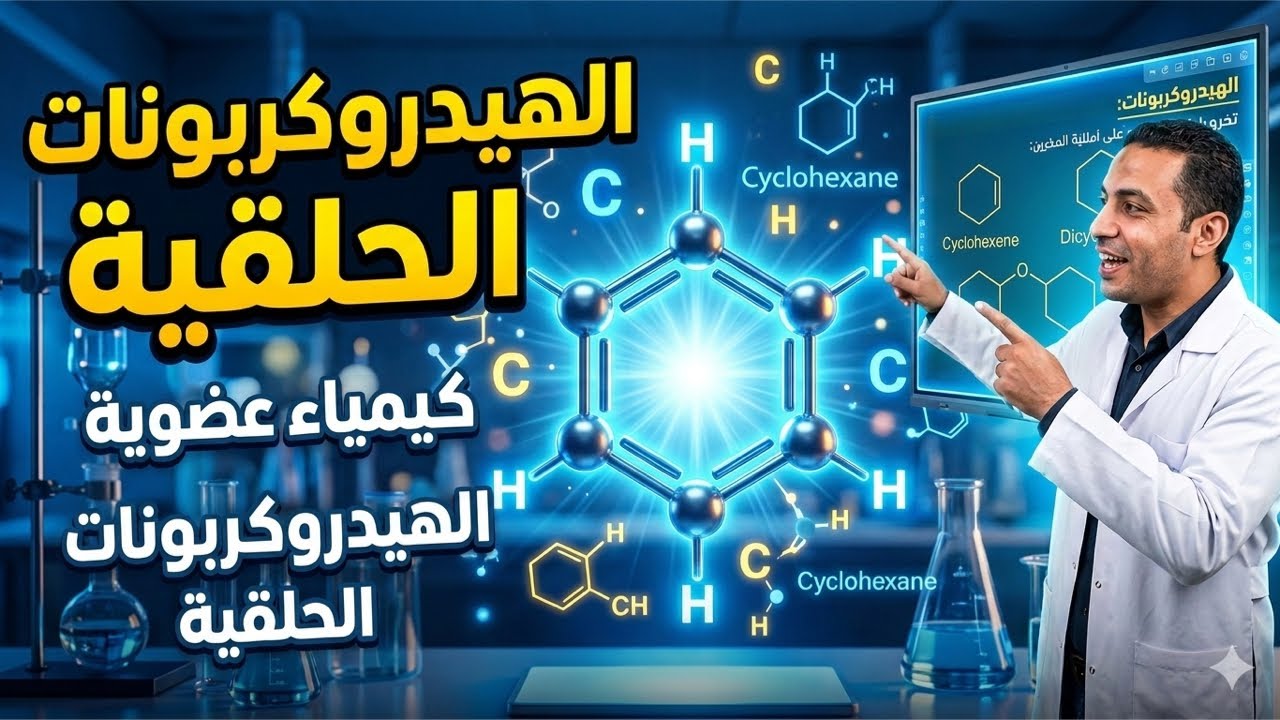 الهيدروكربونات الحلقية ببساطة | أهم جزء في الكيمياء العضوية 3ث 2026