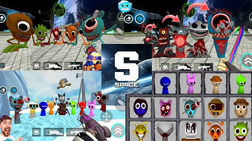 Sandbox in space updated new leaks horror sprunki tapes pack sonic tapes family 😱 chasing nextbots 🔥