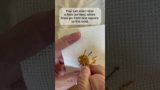 Backstitch Made Easy: Skip Holes Like a Pro! 🪡✨