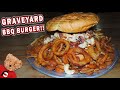 Graveyard Burger Challenge at Wagon Train BBQ in New York!!
