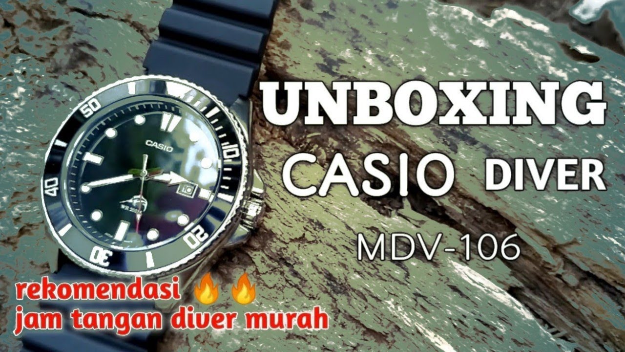 Unboxing Casio Diver MDV 106 