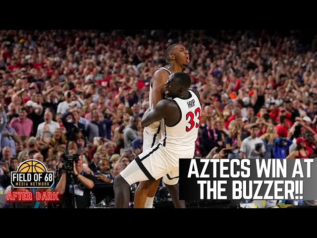 INSTANT REACTION to San Diego State's BUZZER BEATING win!! | NCAA