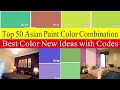 Most Top 10 favorite Asian Paints color combination for Homes || With Color Codes