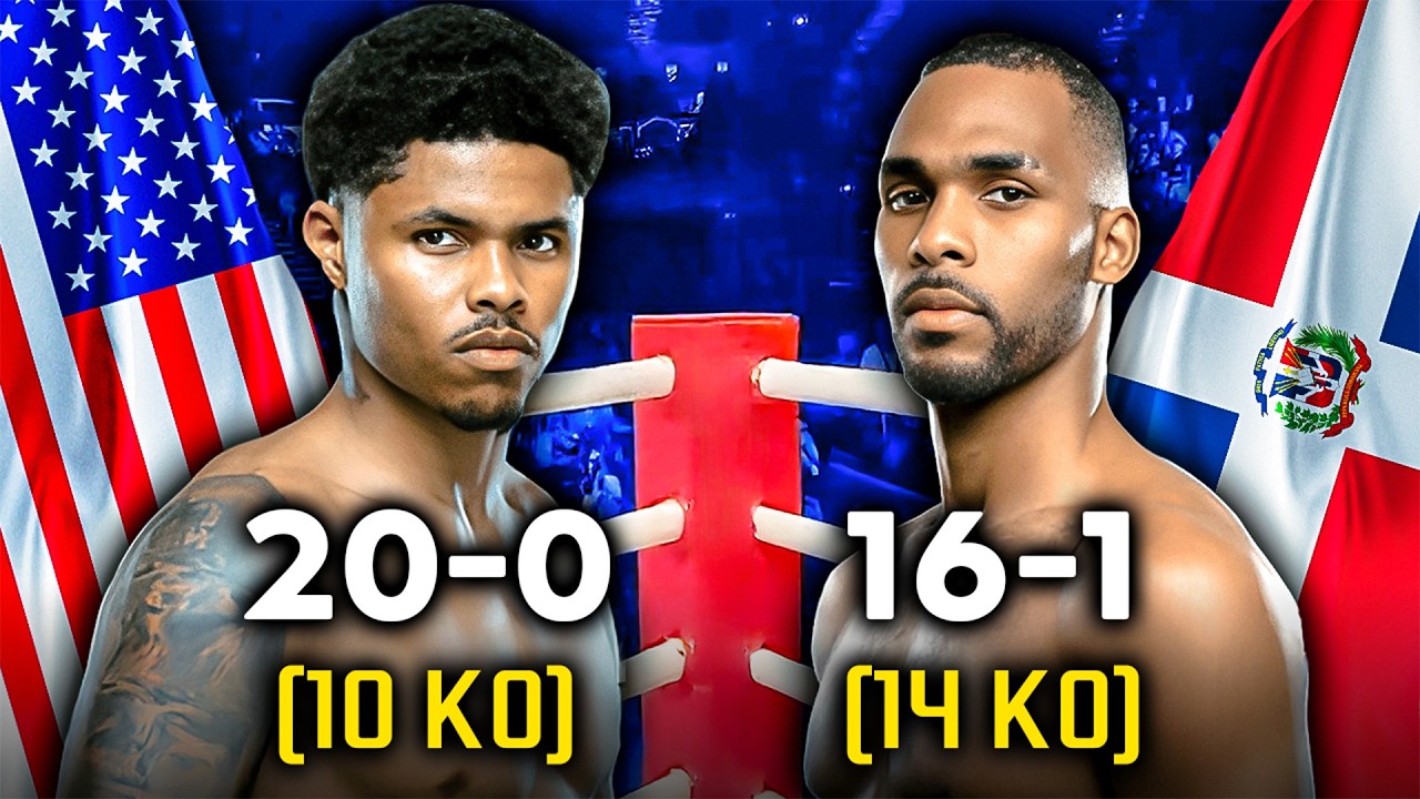 Shakur Stevenson (USA) vs Edwin De Los Santos (Dominican Republic) | Full Fight Highlights